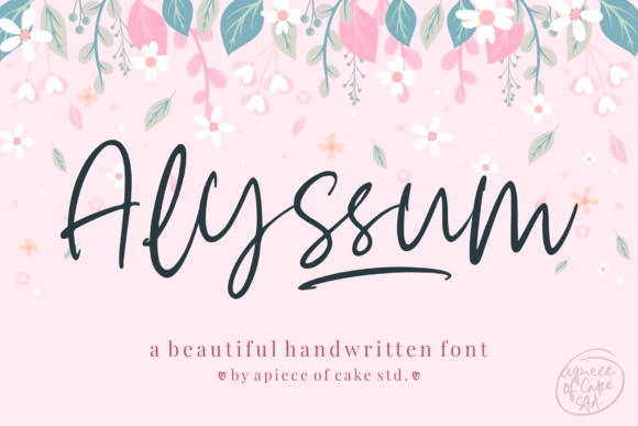 Alyssum: A Timeless Handwritten Font for Web Design