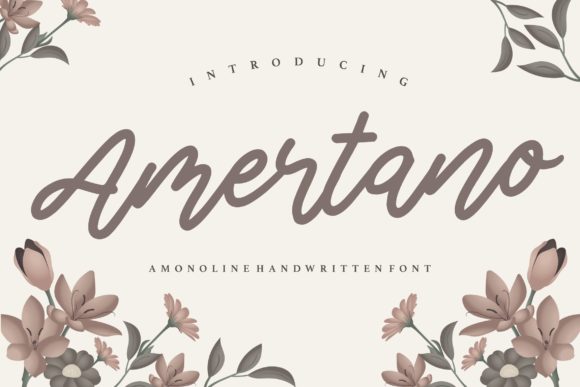 Amertano: A Timeless Handwritten Font for Brand Identity