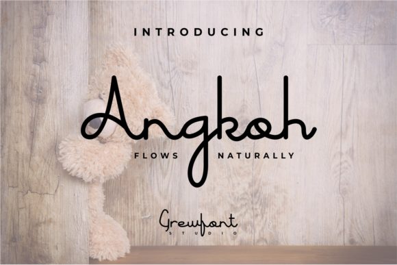 Angkoh: A Modern Handwritten Font for Branding