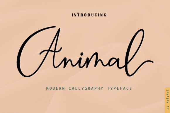 Animal: A Handwritten Font for Makers