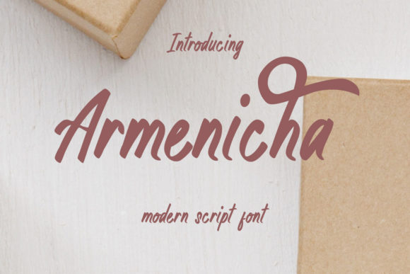 Armenicha: The Handwritten Font for Your Brand