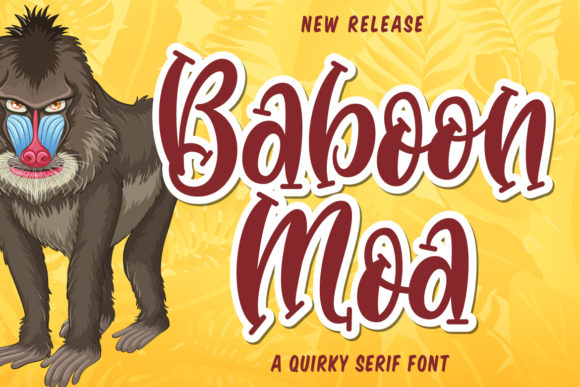 Baboon Moa: A Sweet Handwritten Font for Crafters