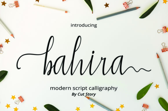 Bahira: A Charming Script Font for Editorial Design