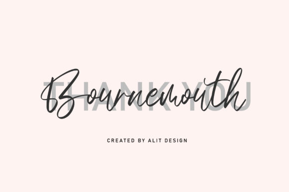 Bournemouth: A Timeless Handwritten Font for Web Design