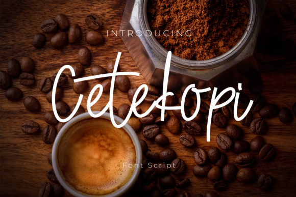 Cetekopi: A Modern Handwritten Font for Web Design