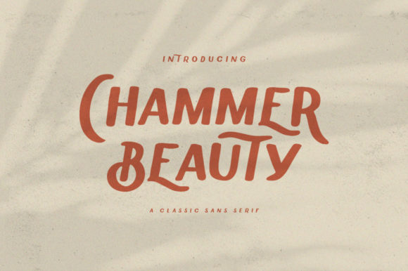 Chammer Beauty: A Handwritten Font for Modern Web Design