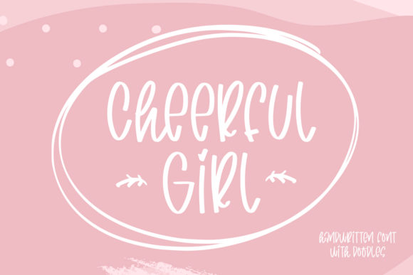 Cheerful Girl: A Handwritten Font for Small Business