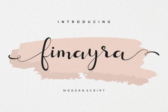 Fimayra: A Charming Script Font for Makers