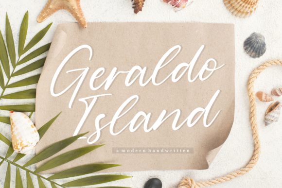 Geraldo Island: A Timeless Script Font for Campaigns