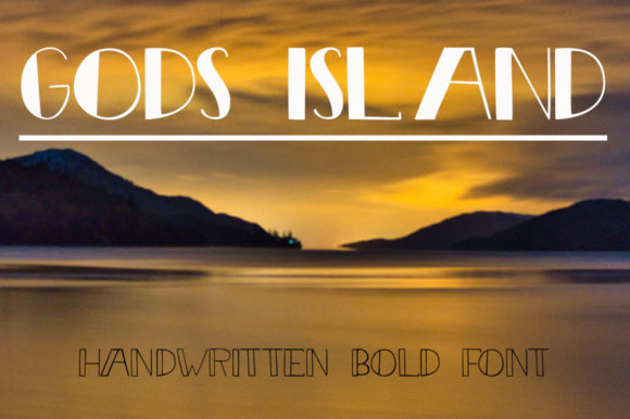 Gods Island: A Bold Handwritten Font for Marketers
