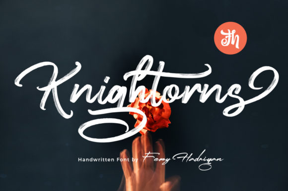 Knightorns: A Handwritten Font for Authentic Branding