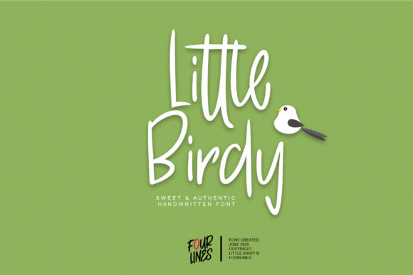 Little Birdy: A Delicate Handwritten Font for Web Design