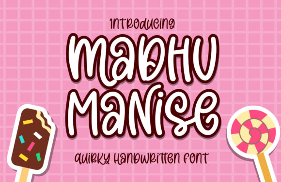 Madhu Manise: A Unique Handwritten Font for Brands