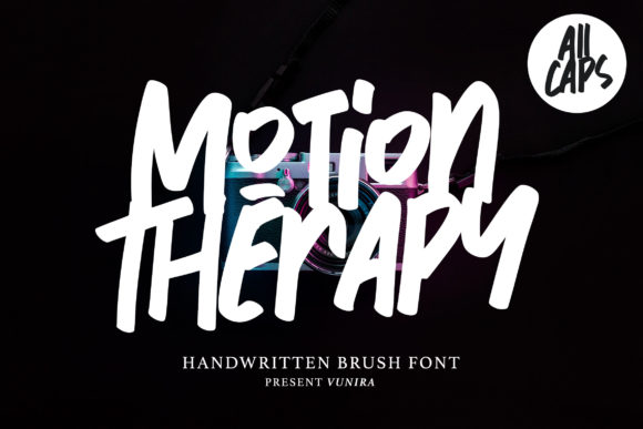 Motion Therapy: A Joyful Handwritten Font for Brands
