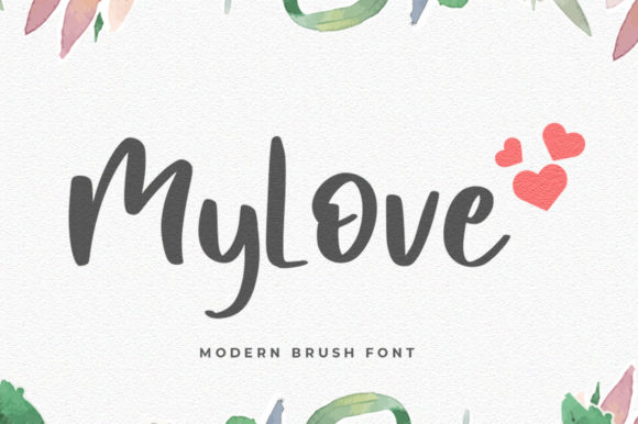 My Love: A Handwritten Font for Web Design