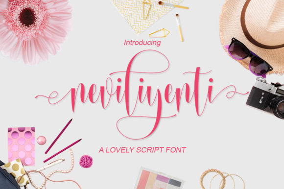 Neviliyenti: A Romantic Script Font for Brand Identity