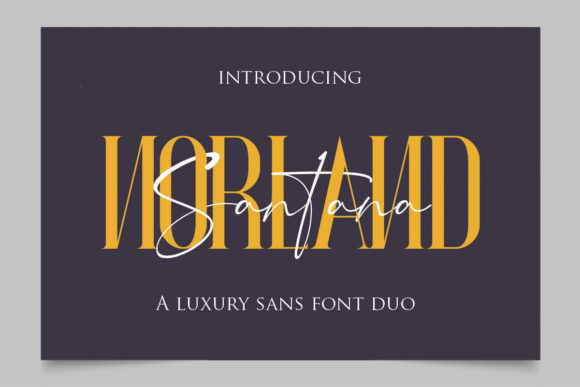 Norland Santana: A Premium Font for Editorial Design