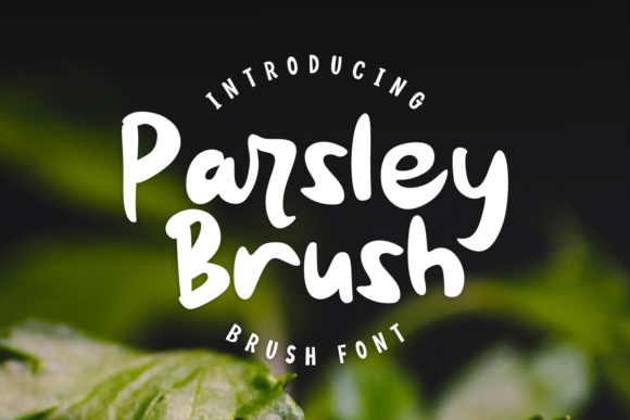 Parsley Brush: A Review of This Chunky Handwritten Font