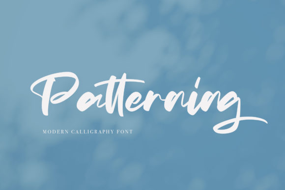Patterning: A Handwritten Font for Authentic Brands