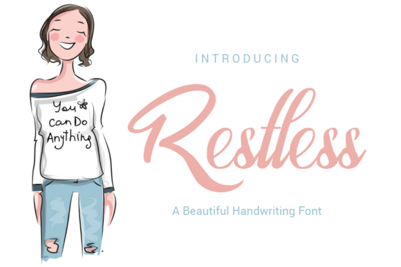 Restless: A Fresh Handwritten Font for Modern Branding