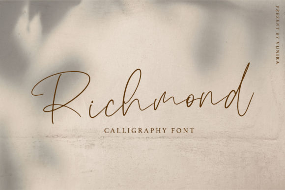 Richmond: A Handwritten Font for Elegant Branding