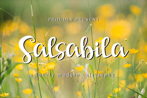 Salsabila: An Elegant Script Font for Editorial Design