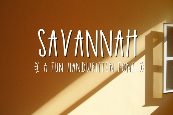 Savannah: A Tall, Thin Handwritten Font for Branding