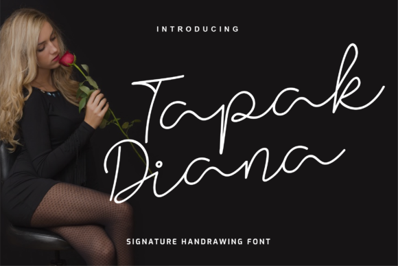 Tapak Diana: A Unique Handwritten Font for Brand Identity