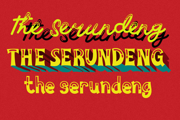 The Serundeng: A Premium Display Font for Marketers